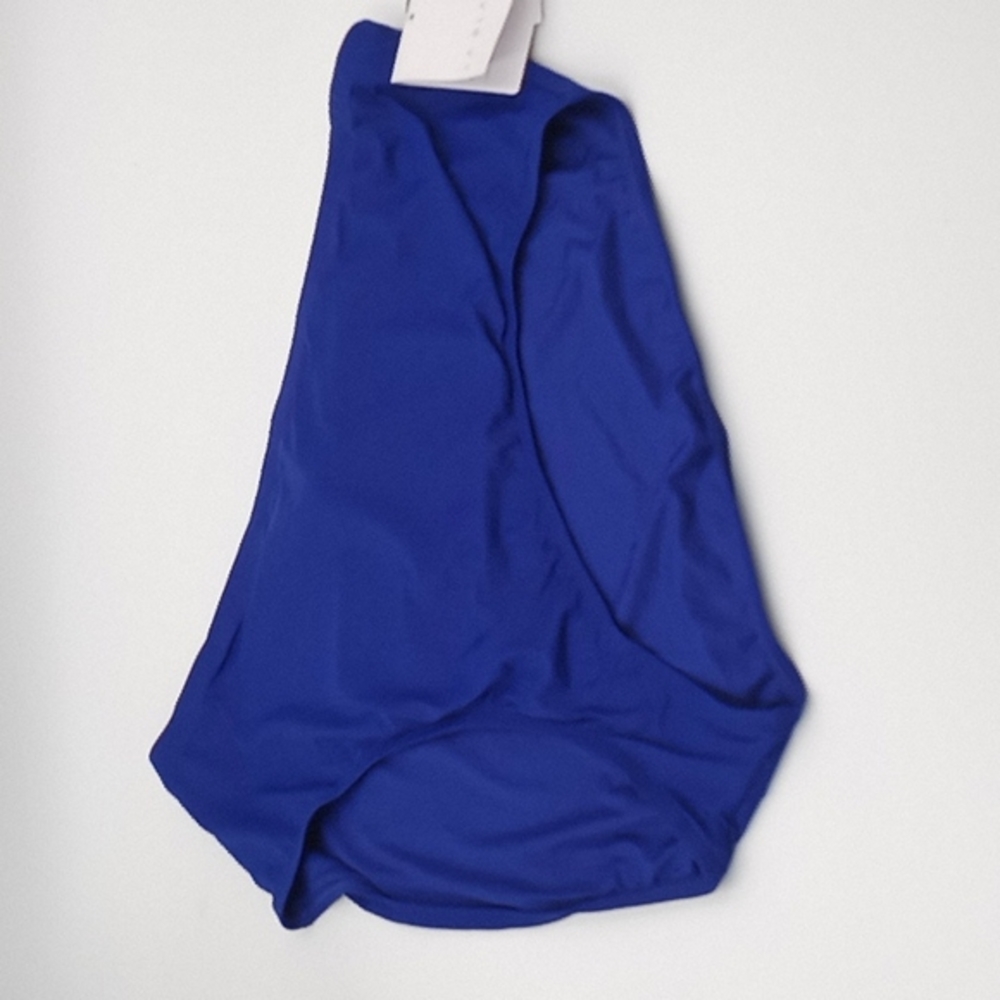 La Blanca Plus Island Goddess‎ High Waist Bikini Bottoms Blueberry